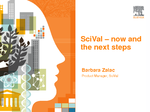 SciVal – now and the next steps