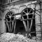 Il convento dei Tolentini durante i lavori di restauro