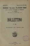 Bollettino n. 85, dicembre 1924 - marzo 1925