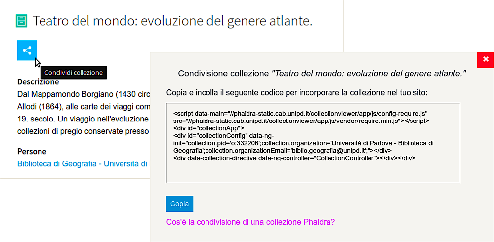 Aiuto Phaidra Collezioni Digitali Universita Di Padova