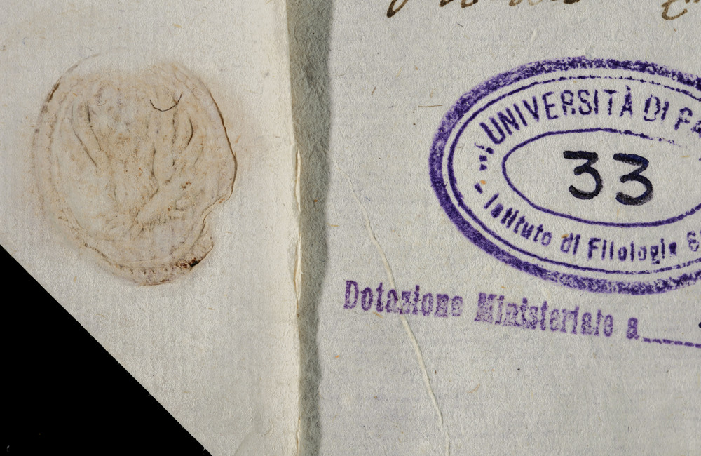 Timbri su manoscritto glagolitico 33